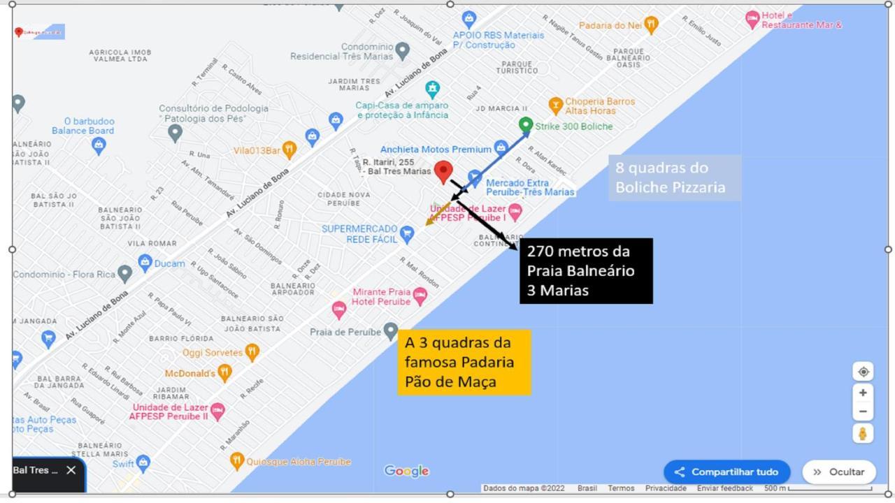 הוילה Peruíbe Casa Completa Com Piscina A 300 Metros Do Mar מראה חיצוני תמונה
