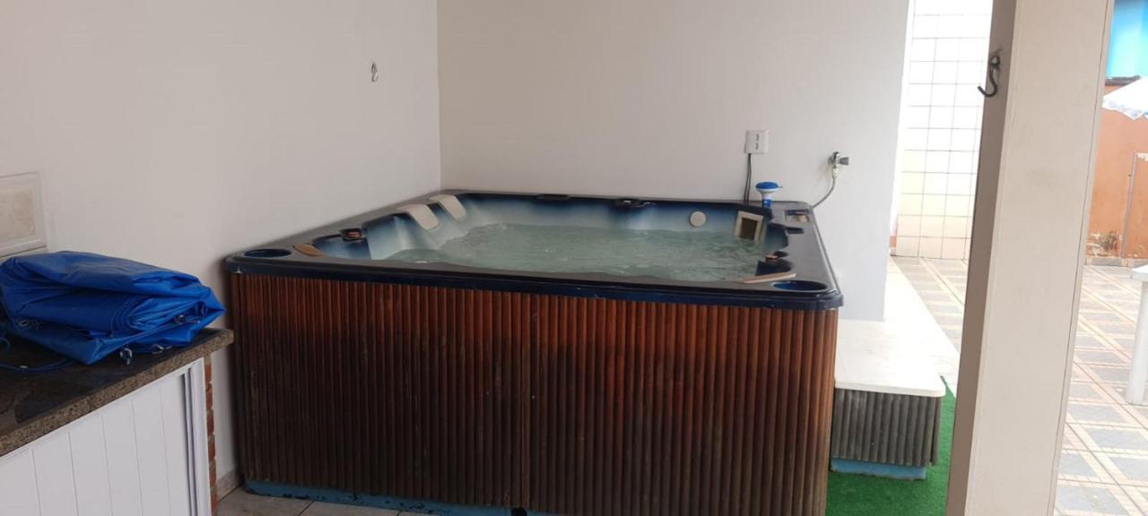 הוילה Peruíbe Casa Completa Com Piscina A 300 Metros Do Mar מראה חיצוני תמונה